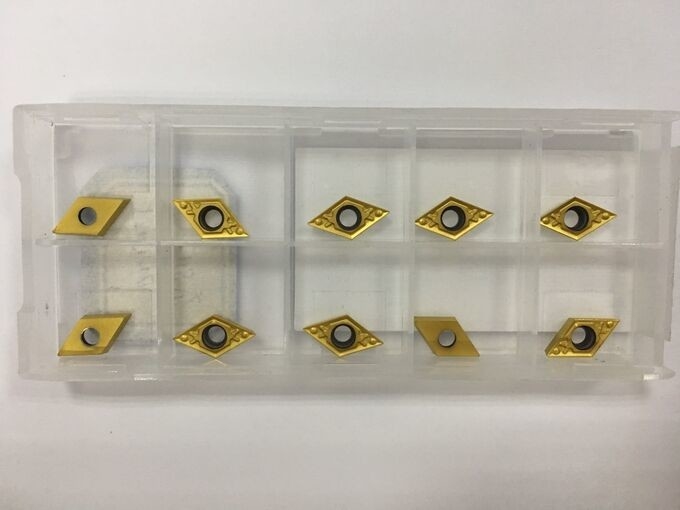 Cncターニングツール サーメットターニング 挿入金色 酸化抵抗 DCMT07 DCMT11