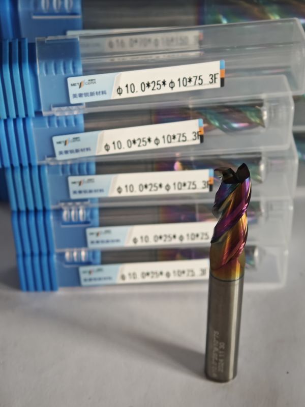 MAE PLUS 製鉄金属用CNCエンドミール アルミニウムと銅加工ミール 10mm,Φ10x25x10Dx75mm