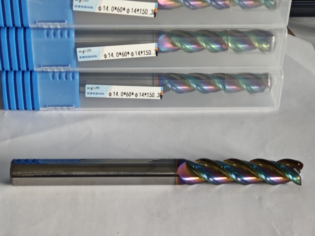 MAE PLUS 長長カービッド・エンドミール 非鉄金属 アルミニウム・銅加工ミール 14mm φ14.0 x 60 x φ14 x 150mm