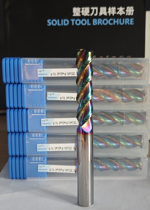 MAE PLUS 長フルートカービッド 鉄以外の金属 アルミニウムと銅加工 16mm φ16.0 x 70 x φ16 x 150mm