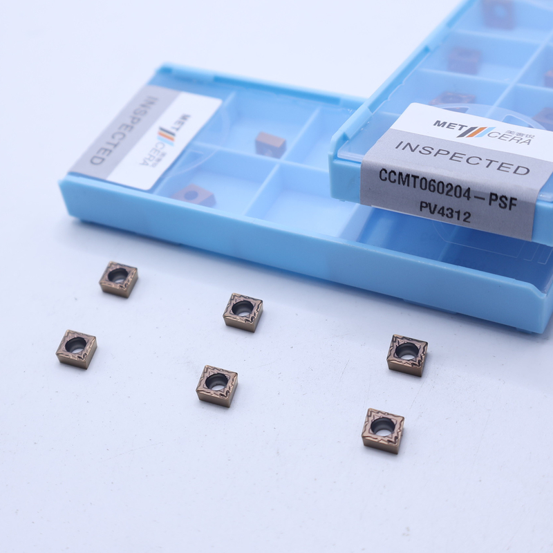 CNCカービッドターニングインセット,ローツツールホルダー用のPVDコーティングカービッドターニングインセット,CCMT060204