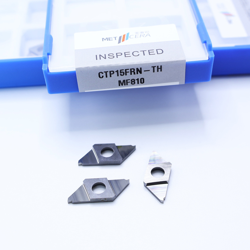 CTP15FRN-TH コーティングなし 挿入物 挿入物 CNC カービッド 切断硬度 HRA91.8 コーティングなし