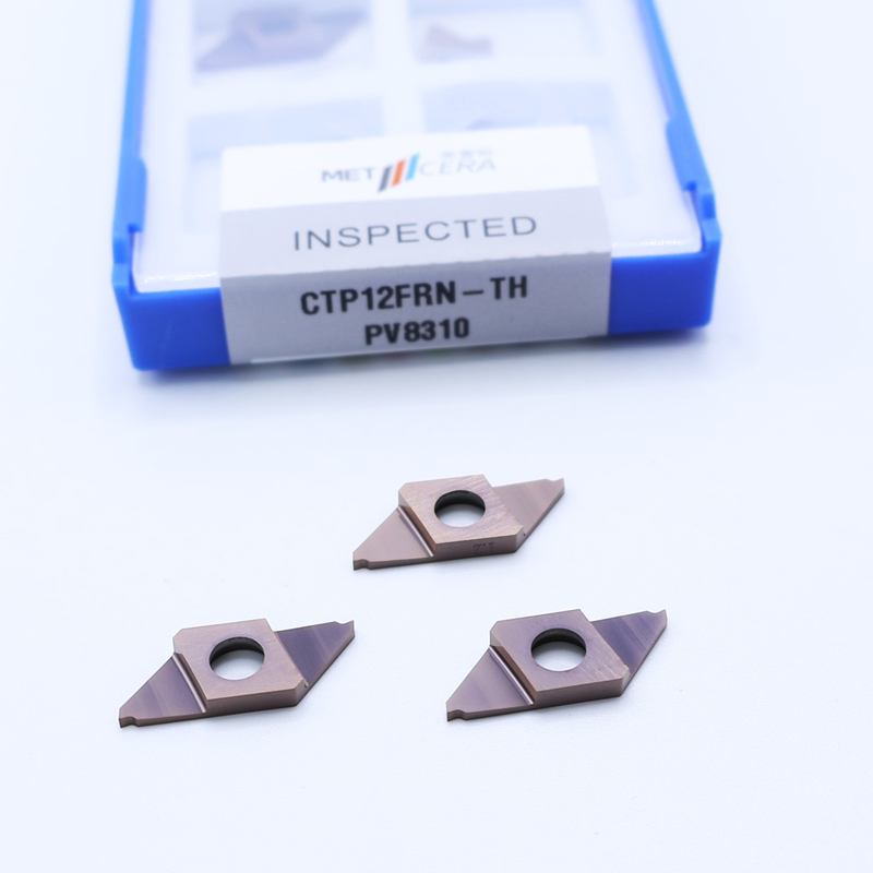 CTP12FRN-THCNCカービッド用切断用PVDコーティング付きインセット