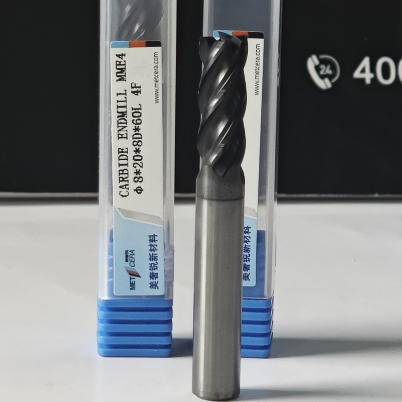 ZrNコーティング MME4 精密加工のためのステンレス鋼のフレーシングカット機 8mm φ8.0x20x8Dx60mm
