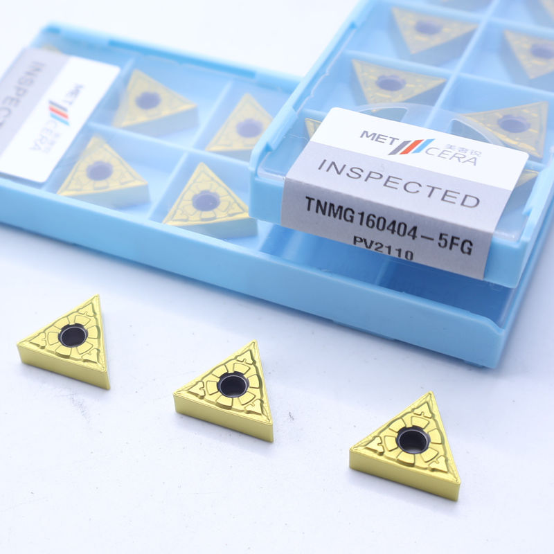 TiCN サーメット CNC 旋削インサート、5FG チップ ブレーカ付き、加工時の耐摩耗性を実現