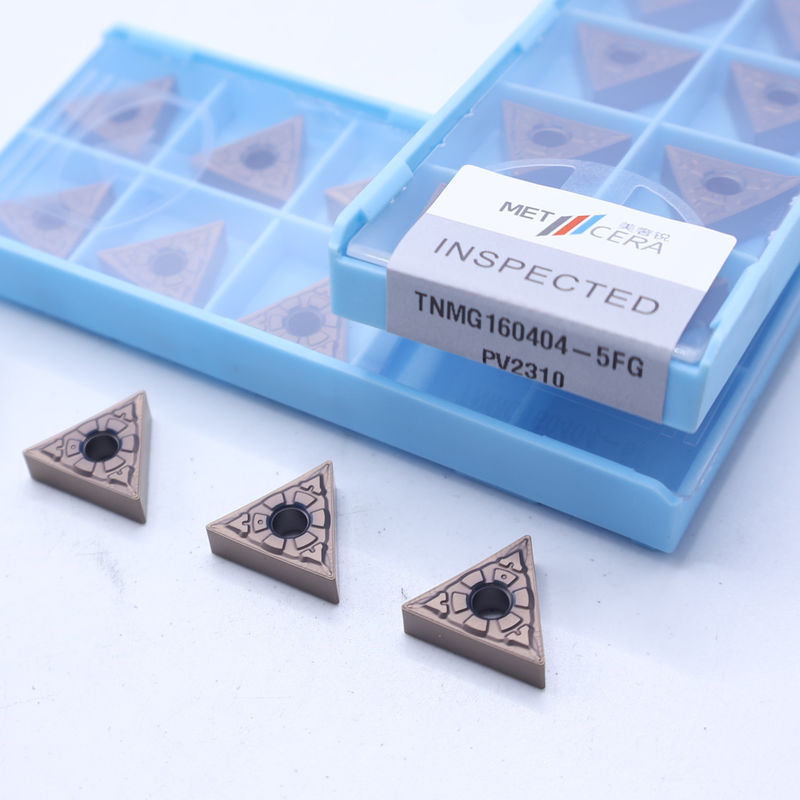 TiCN サーメット CNC 旋削インサート、5FG チップ ブレーカ付き、加工時の耐摩耗性を実現