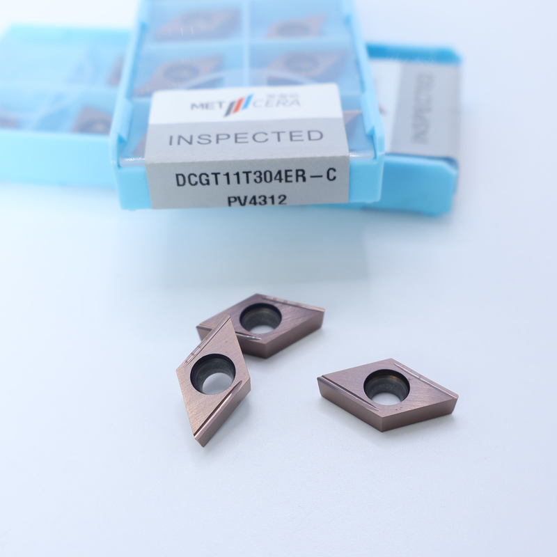 MF412/PV4312 グレード シルバー / ブロンズ DCGT07 DCGT11 カービッド CNC トーニング インセット