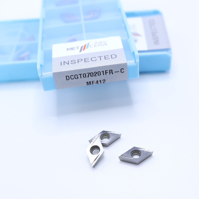 MF412/PV4312 グレード シルバー / ブロンズ DCGT07 DCGT11 カービッド CNC トーニング インセット