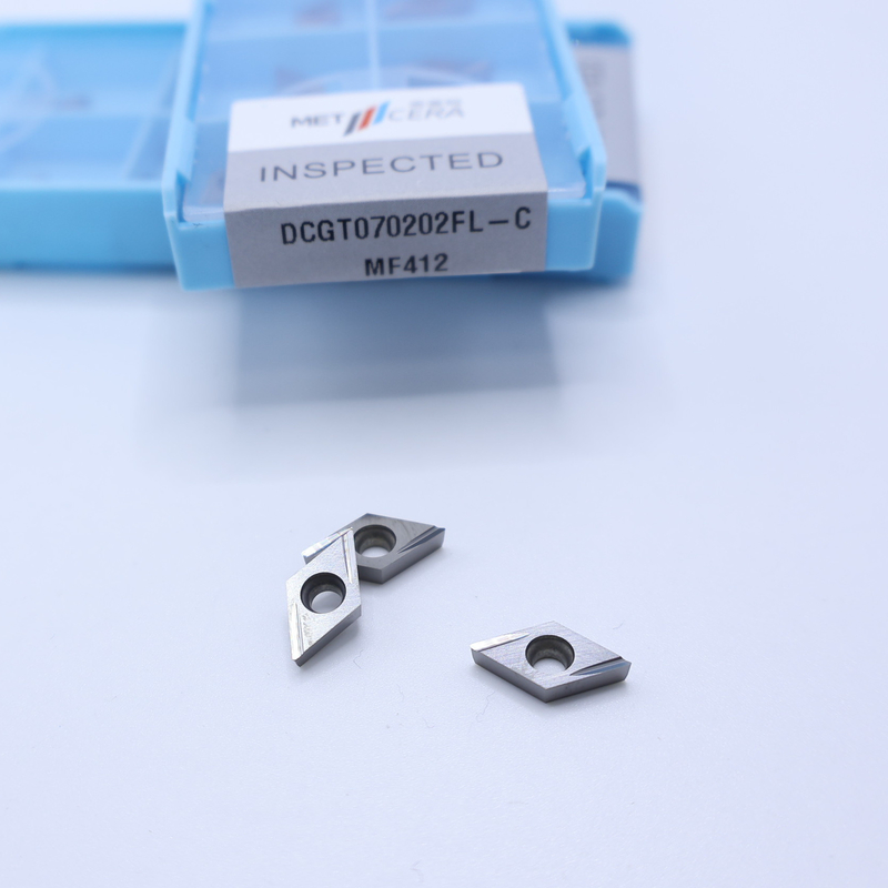 MF412/PV4312 グレード シルバー / ブロンズ DCGT07 DCGT11 カービッド CNC トーニング インセット