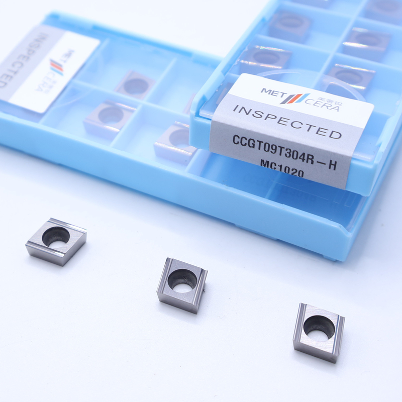 CCGT06 CCGT09 セルメット CNC ターニング 挿入物 P 材料 仕上げ挿入物 H チップ ブレーカー