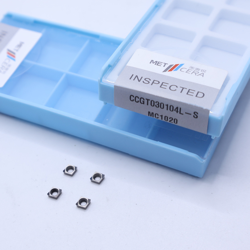 メタル素材 高耐磨性 利点 サーメット CNC トーニング インセット CCGT03 CCGT06 CCGT09 S 仕上げチップブレーカー