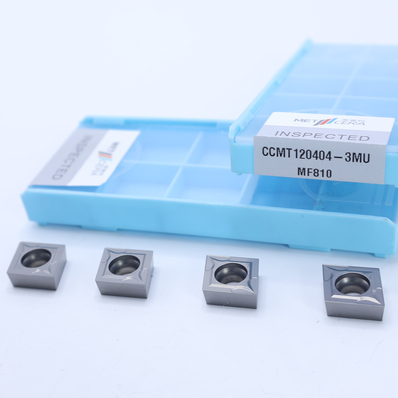 CCMT06 CCMT09 CCMT12 カービッド回転挿入 3MU のポジティブ挿入 半完成型チップブレーカー硬さ HRA918