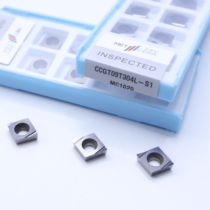 S1 シャープ・フィニッシュチップ・ブレーカー サーメット CNC トーニング インセット CCGT03 CCGT04 CCGT06 CCGT09 高耐磨性優位性