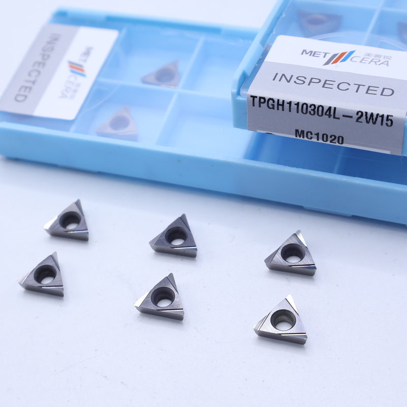 TiCN サーメット CNC トーニング 挿入 TPGH1103 2W15 シャープ・フィニッシュ チップ・ブレーカー 金属材料 高耐磨性