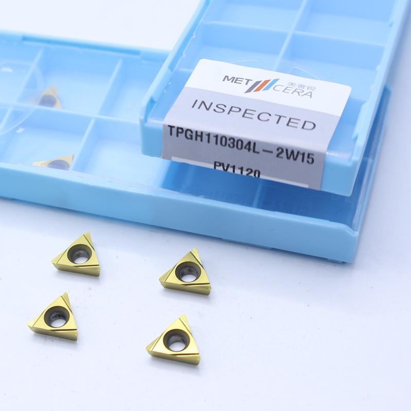 TiCN サーメット CNC トーニング 挿入 TPGH1103 2W15 シャープ・フィニッシュ チップ・ブレーカー 金属材料 高耐磨性