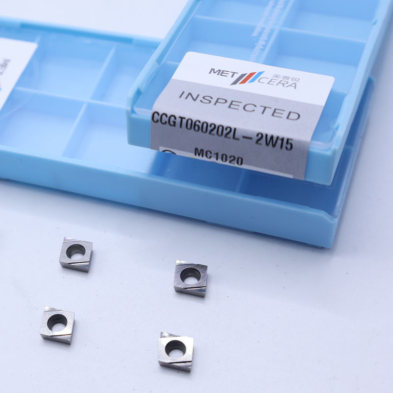 セルメット CNC トーニング インセット CCGT06 2W15 シャープ・フィニッシュチップ・ブレイカー 鉄鋼/金属/合金加工