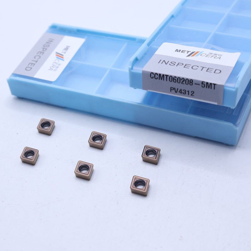 CCMT06 CCMT09 カービッド回転挿入器 5MT スチール,合金鋼,ステンレス鋼のためのチップブレイカー