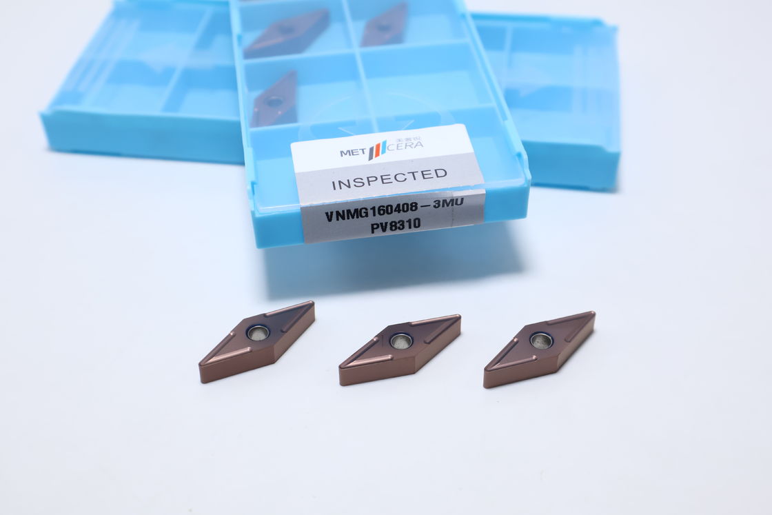 VNMG1604 切断用インデックス可能な外部のカービッド回転挿入器 不正鉄の掘削棒挿入器