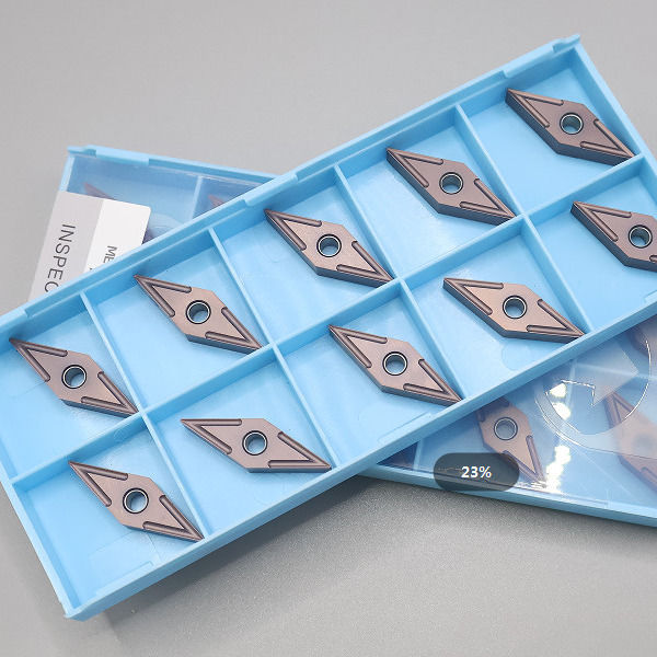 VNMG1604 切断用インデックス可能な外部のカービッド回転挿入器 不正鉄の掘削棒挿入器