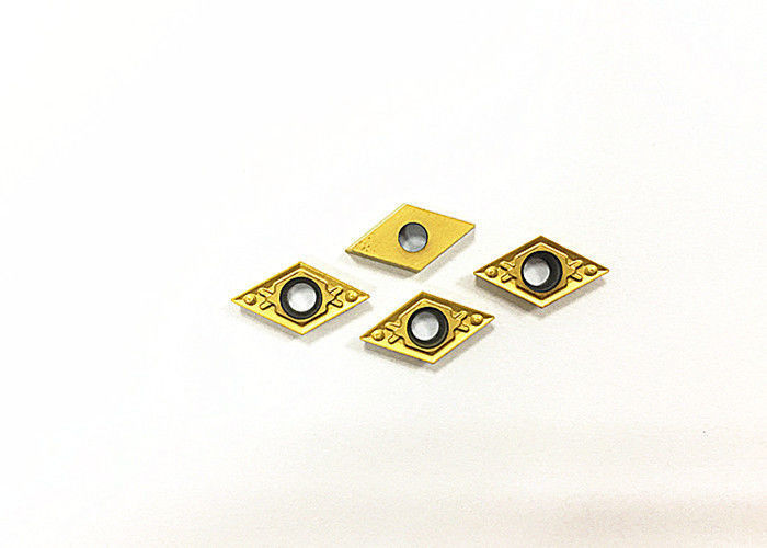 Cncターニングツール サーメットターニング 挿入金色 酸化抵抗 DCMT07 DCMT11